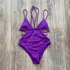 Zara - NWT! Purple One Piece Swimsuit - Size M